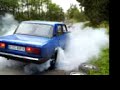 palenie gumy Lada 2107