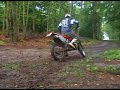 KTM EXC 300 im Wald KTM EXC 300 im Wald