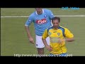Last goal with the sweater number 10 SSC Napoli