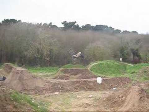 dirt jump park , at brest in france ...