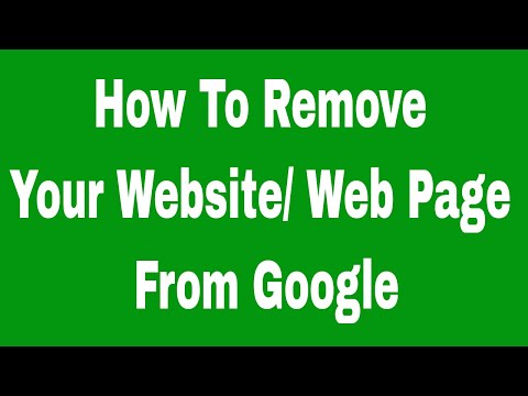 video-linktoworks-How To Remove Your Website or Web Page From Google - YouTube