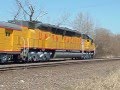 UP 6936 with awful sounding horn