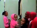 These kids are sining outside my cousines house in Kirkos. Love this tradition...