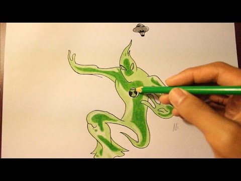 how to draw ultimate alien x