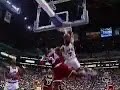 Kevin Johnson dunks over Hakeem Olajuwon
