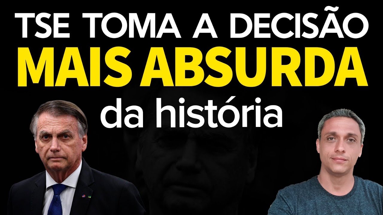 CHEGAMOS NO FUNDO DO POÇO - TSE toma a decisão mais absurda da história contra Bolsonaro