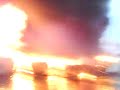 INCENDIO EN EL PORT VELL DE BARCELONA