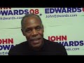 actor and activist danny glover campaigns for john edwards in nevada