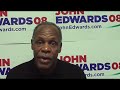actor and activist danny glover campaigns for john edwards in nevada
