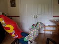 vikki gettin her ass kicked by a blow up toy!