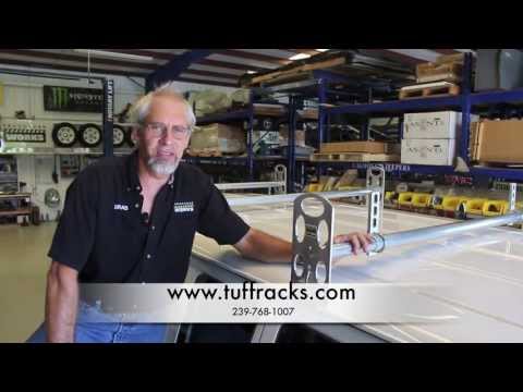 How to install Heavy-duty all-aluminum ladder rack for GM/Ford vans | Tuff racks