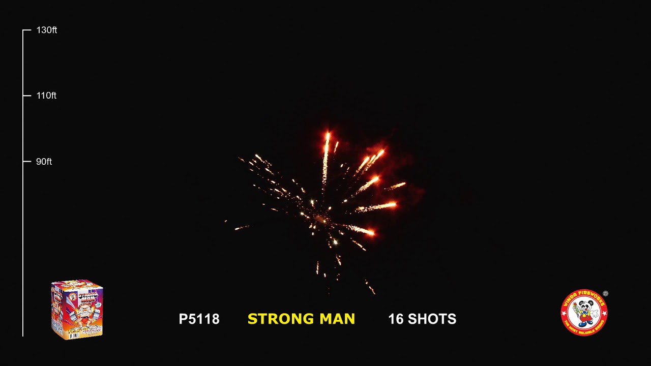 P5118 STRONG MAN 16'S WINDA FIREWORKS