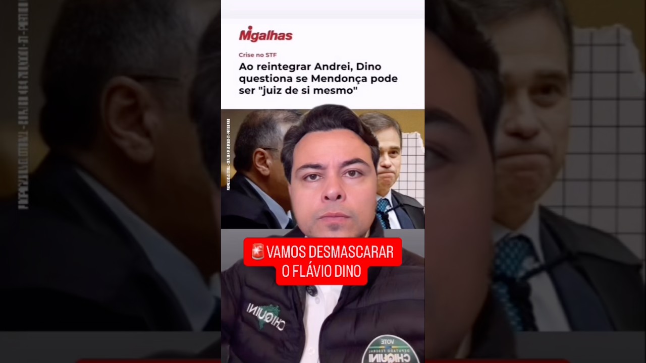 VAMOS DESMASCARAR O FLÁVIO DINO!!!