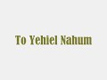 yehiel nahum