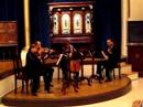 the authentic quartet concert by prague symphony orchestra from czech republic is performed everyday..
