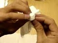 Rosa de Origami con Papel Toalla Rosa de Origami con Papel Toalla