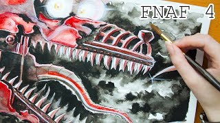Speed Painting/Drawing FNAF 4 - NIGHTMARE FOXY