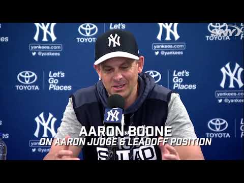 Video: Could Aaron Judge hit lead off for the Yankees in 2019?