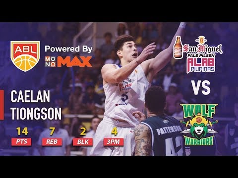 Caelan Tiongson Makes 4 Triples To Finish With 14 Points For Alab