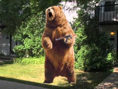 Terrorized By Bear with AK-47