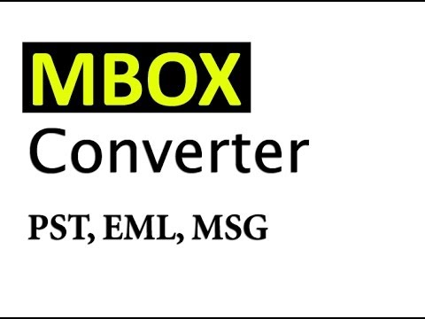 how to open mbox file