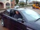 Stood inside a M3 doing a donut