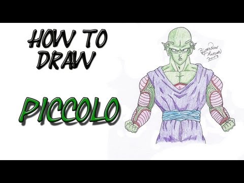 how to draw piccolo from dragon ball z