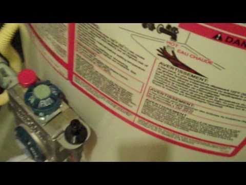 how to drain american proline water heater
