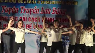 Tuyên truyền lưu động về cải cách hành chính và chủ đề công tác năm tại phường Vàng Danh