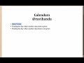 Calendars for CLAT 2013