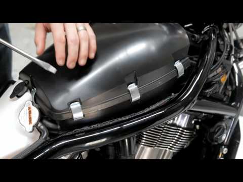 how to change oil on v rod muscle