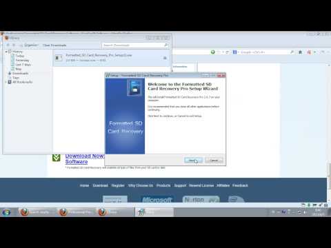 how to recover formatted sd card