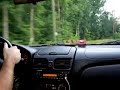2004 Nissan Sentra SE-R Spec V, 15.2@92mph. Hitting a few turns.