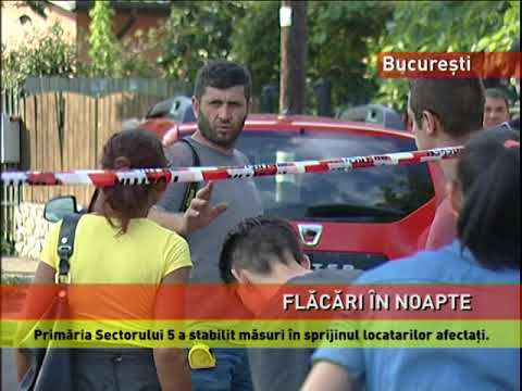 Nouă răniți, într-un incendiu produs în Sectorul 5 din București