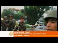 Manuel Zelaya, Honduras's president, has sought asylum in Costa Rica hours after army soldiers seized control of his country in a military coup. The coup came shortly before voting was to begin on a constitutional referendum, which had been ruled illegal by the supreme court. Al Jazeera's Dorsa Jabbari reports.