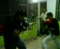 mi primo que queria boxear tantito pero me dejo un moreton en la cara y tube que derribarlo de uno solo perdon primo es que me provocaste je je je