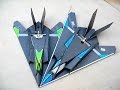 F-117 Stealth RC superpowers Fun Plane heavily modded !!