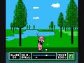 this is a playthrough of nes open tournament golf for the nintendo entertainment system, released in 1991.