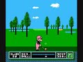 this is a playthrough of nes open tournament golf for the nintendo entertainment system, released in 1991.