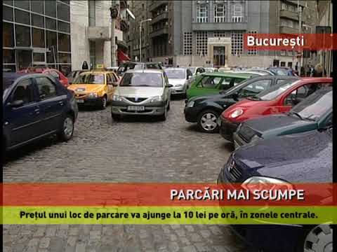 Tarife majorate pentru parcarea în centrul Capitalei