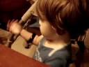 Arlex chatting with mommy