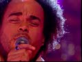 british soul singer nate james performs back to you from his album kingdom falls on later... with jools holland - 8 feb 2008
