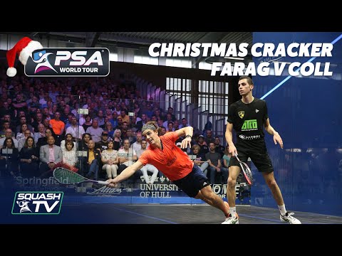 Squash: Farag v Coll - Full Match - British Open 2019 -  Christmas Cracker