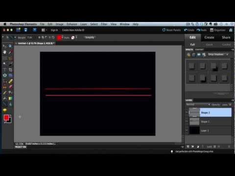 how to draw in a straight line photoshop