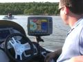 Lowrance Broadband Radar on Bass Boat