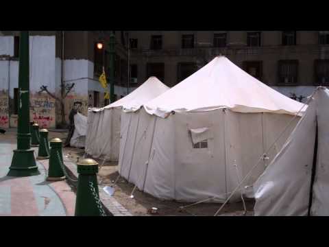 tahrir tents -