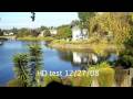 videos de HD Zi6 Kodak Camera hand held sweep of lake