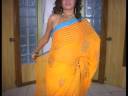 Orange Pure Georgette Saree with Blouse Orange Pure Georgette Saree with Blouse