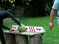 Wasp knife watermelon demonstration