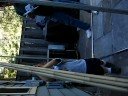 Gil builds a sukkah
